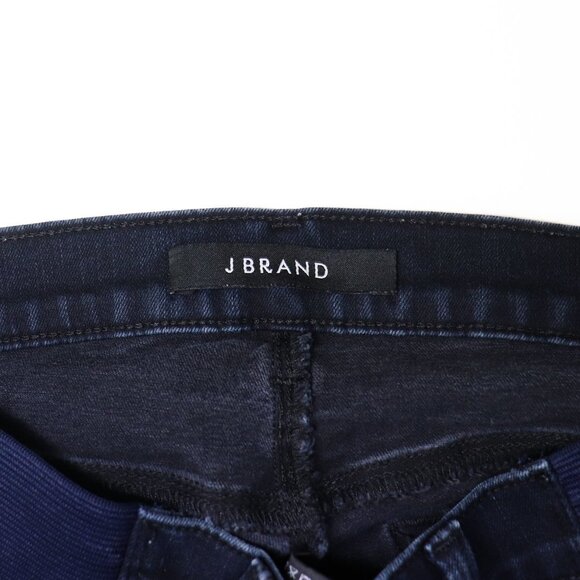 J Brand‎ Mama J Skinny Jeans 27 Mid Rise Maternity Stretch Denim Bluebird Dark - Picture 4 of 6